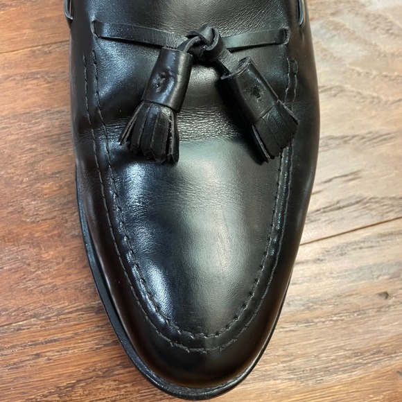 Allen Edmonds Grayson Loafers Mens Black Tassel Leather Dress Shoes 11.5 D main image 8